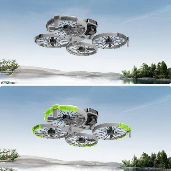 For DJI Flip RCSTQ Paddle Impact Protector Cushioning Anti-scratch and Anti-bump Ring(Green)