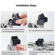 For DJI Flip RCSTQ Lens Hoods Dual Purpose Lens Cover(Lens Protection+Blackout)