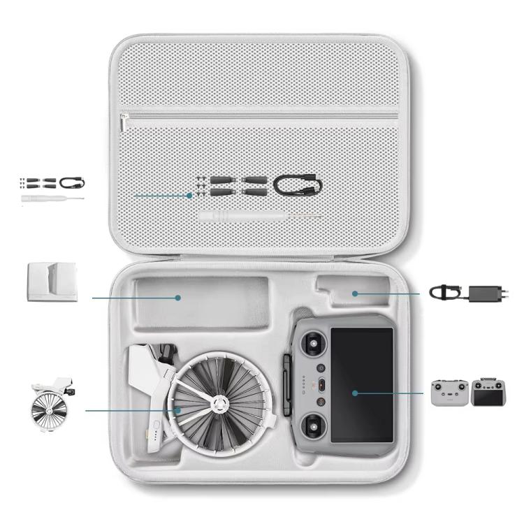 For DJI Flip XFJI Smooth Fly Portable Storage Bag Handheld Shoulder Bag(Gray) - free shipping - PMC Jewellery - Order now!