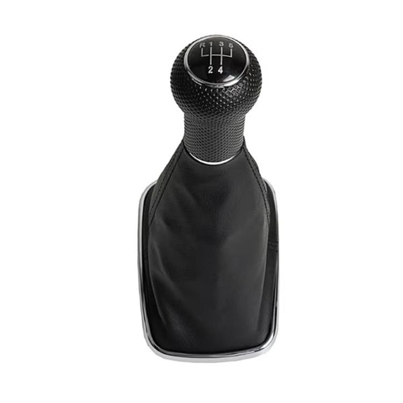 For Volkswagen Golf MK4 Gear Lever Hand Ball, Caliber: 12mm(Electroplating Black Line 5 Speed)