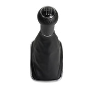 For Volkswagen Golf MK4 Gear Lever Hand Ball, Caliber: 12mm(Electroplating Black Line 6 Speed)
