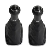 For Volkswagen Golf MK4 Gear Lever Hand Ball, Caliber: 12mm(Electroplating Black Line 5 Speed)