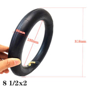 8 1 / 2 x 2 For 8.5inch Xiaomi 1S / M365 / PRO Electrical Scooter Inner Tube Accessories, Style: Straight Beak