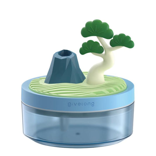 Givelong Mini Portable Landscape Humidifier Plant Pot Hydrator Mister USB Car Spray Aromatherapy Diffuser(Pine Tree) - free shipping - PMC Jewellery - Order now!