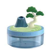Givelong Mini Portable Landscape Humidifier Plant Pot Hydrator Mister USB Car Spray Aromatherapy Diffuser(Pine Tree)