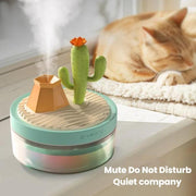 Givelong Mini Portable Landscape Humidifier Plant Pot Hydrator Mister USB Car Spray Aromatherapy Diffuser(Pine Tree)