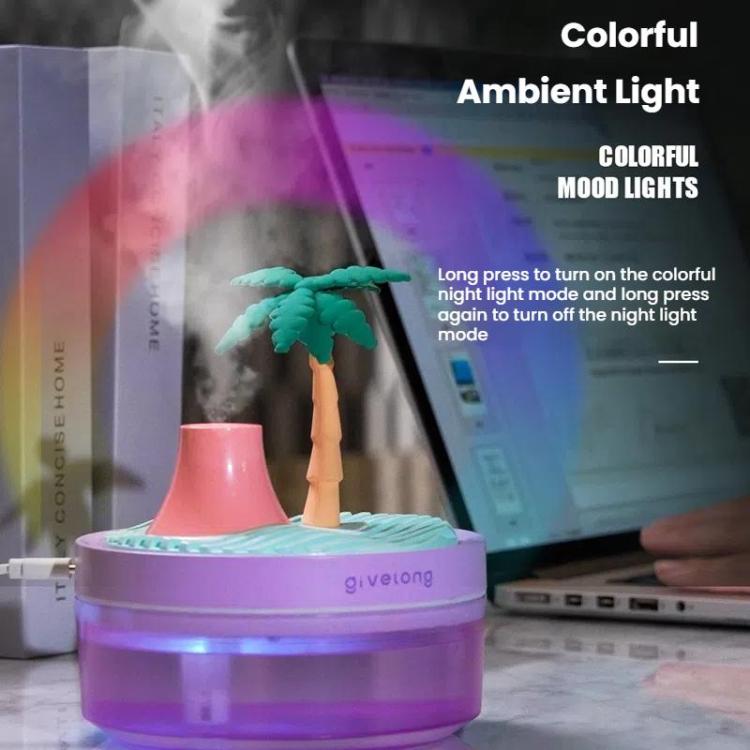 Givelong Mini Portable Landscape Humidifier Plant Pot Hydrator Mister USB Car Spray Aromatherapy Diffuser(Pine Tree) - free shipping - PMC TechLife - Order now!