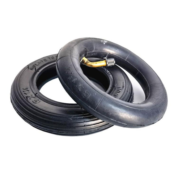 6 X 1 1 / 4 Electrical Scooter Mini Battery Bike Thickened Tire Accessories, Style: Flat-Proof Solid Tire