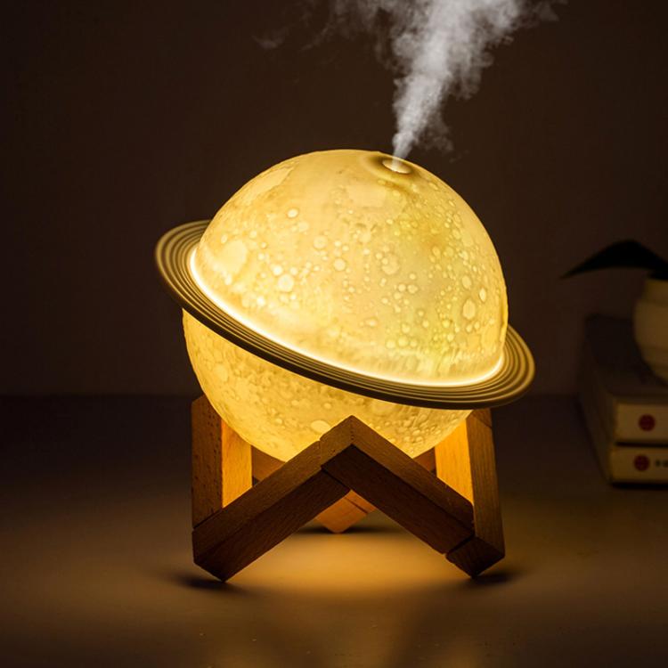 Humidifier USB Large Mist Volume Ambient Light Home Car Aromatherapy Humidifier Decoration Ornament(Moon Planet) - free shipping - PMC TechLife - Order now!