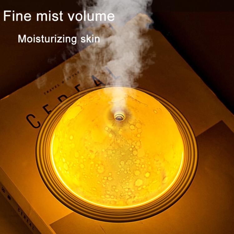 Humidifier USB Large Mist Volume Ambient Light Home Car Aromatherapy Humidifier Decoration Ornament(Moon Planet) - free shipping - PMC TechLife - Order now!