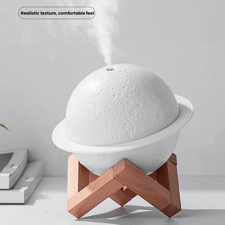 Humidifier USB Large Mist Volume Ambient Light Home Car Aromatherapy Humidifier Decoration Ornament(Moon Planet) - free shipping - PMC TechLife - Order now!