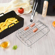 20 In 1 Air Fryer Accessories Set Airfryer Mold Liner Reusable Oven Grill Baking Rack