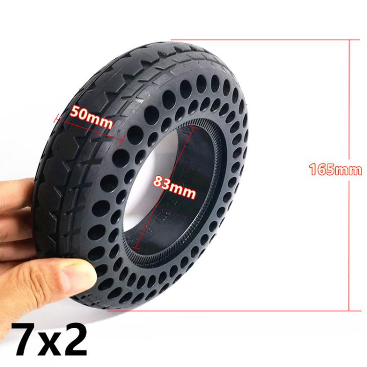 7 x 2 7 Inch Electrical Scooter Wheelchair Vehicle Tire Pneumatic Free Honeycomb Solid Tire - Accessories & Parts by PMc TechLife | Online Shopping South Africa | PMc TechLife | Buy Now Pay Later Mobicred