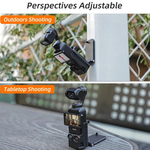 For DJI Osmo Pocket 3 Sunnylife OP3-ZJ761 Magnetic Stand Base Angle Adjustable Multi-functional Desktop Stand Accessories(Black)