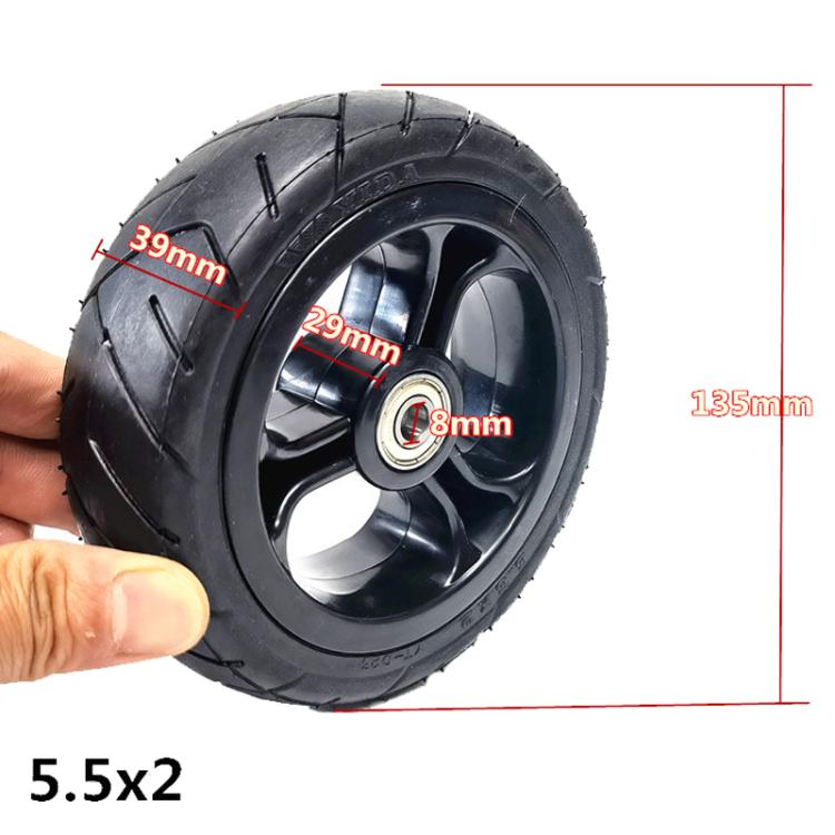 Electrical Scooter / Robot / Construction Vehicle Modified Tire Accessories, Style: 5.5 x 2 8mm