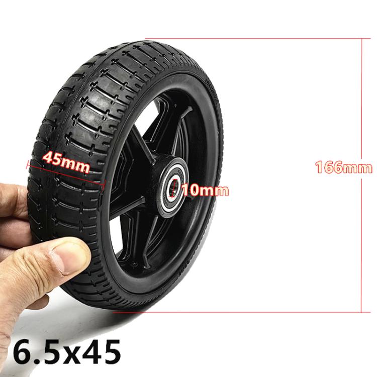 Electrical Scooter / Robot / Construction Vehicle Modified Tire Accessories, Style: 6.5inch Solid 10mm - Accessories & Parts by PMc TechLife | Online Shopping South Africa | PMc TechLife | Buy Now Pay Later Mobicred