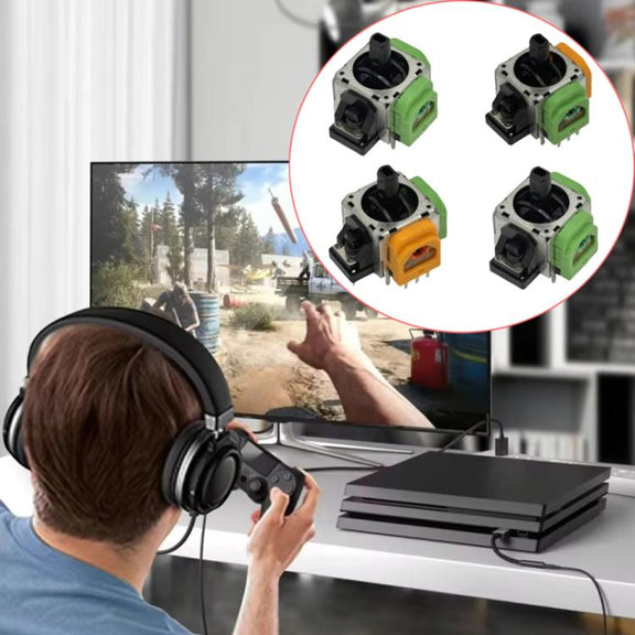 2pcs For Nintendo Switch Pro High Precision Adjustable Hall Electromagnetic Joystick IC Rocker Accessories