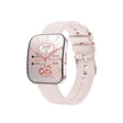 QS08 1.85 Inch Full-Screen Smart Watch with Real-Time Heart Rate/Blood Glucose/Blood Oxygen Monitor, SOS Alert, Sleep Tracking(Pink) - free shipping - PMC TechLife - Order now!