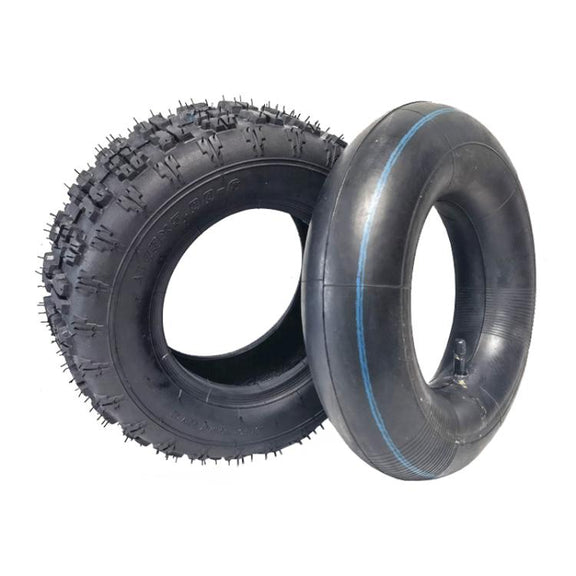 13 x 5.00-6 Beach Bike Thickened Anti-Skid Tire Accessories, Style: Straight Nozzle Inner And Outer Tire