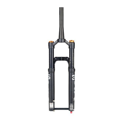 KRSEC XR36 Front Fork Straight Taper Tube Barrel Axle Mountain Bike Wire Damping Forks, Size: 27.5 inch(Black) - free shipping - PMC Jewellery - Order now!