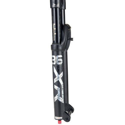 KRSEC XR36 Front Fork Straight Taper Tube Barrel Axle Mountain Bike Wire Damping Forks, Size: 29 inch(Black) - free shipping - PMC Jewellery - Order now!