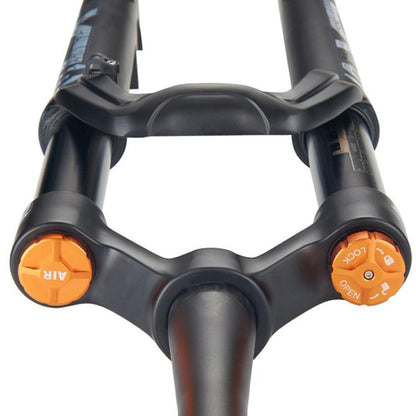 KRSEC XR36 Front Fork Straight Taper Tube Barrel Axle Mountain Bike Wire Damping Forks, Size: 29 inch(Black) - free shipping - PMC Jewellery - Order now!