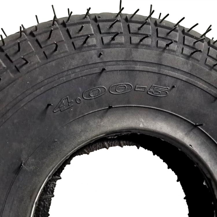 4.00-5 Electrical Bike 12inch Elderly Scooter Pneumatic Tire Accessories, Style: Inner And Outer Tire