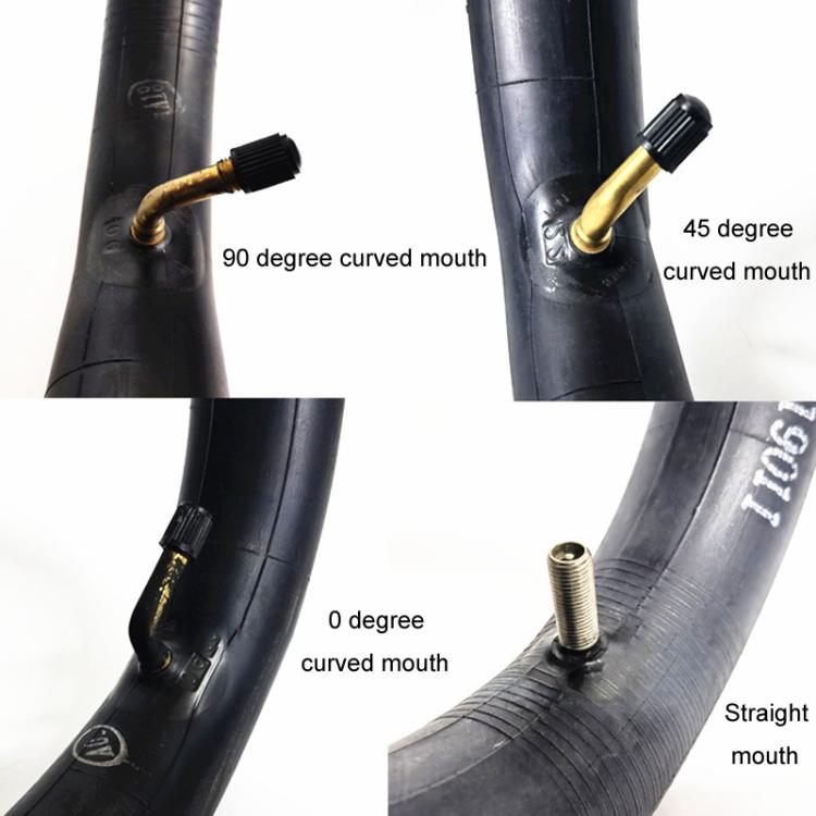 10 x 2.125 Straight Nozzle 10 inch Electrical Scooter Thickened Butyl Rubber Inner Tube