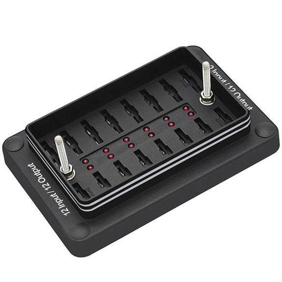 One In And One Out 12-Way Fuse Box LED Indicator With Sticker(ZH-1704B2)