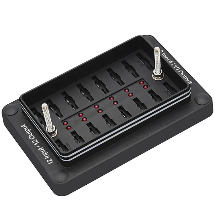 One In And One Out 12-Way Fuse Box LED Indicator With Sticker(ZH-1704B2)