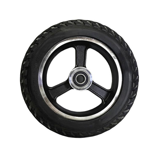 10mm 6inch Electrical Scooter Trolley Wheel 6 x 2 Solid Tires Whole Aluminum Wheels - free shipping - PMC Jewellery - Order now!
