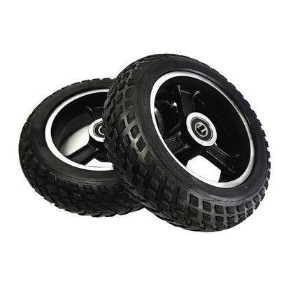 10mm 6inch Electrical Scooter Trolley Wheel 6 x 2 Solid Tires Whole Aluminum Wheels - free shipping - PMC Jewellery - Order now!
