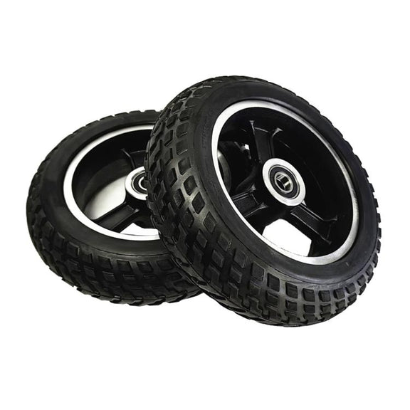 10mm 6inch Electrical Scooter Trolley Wheel 6 x 2 Solid Tires Whole Aluminum Wheels
