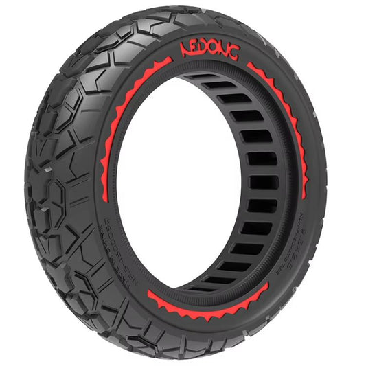 9.5 Inch Electrical Scooter Pneumatic Free Tires 9.5 x 2.50 Off-Road Skeleton Solid Tire, Color: Red - free shipping - PMC Jewellery - Order now!