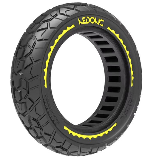 9.5 Inch Electrical Scooter Pneumatic Free Tires 9.5 x 2.50 Off-Road Skeleton Solid Tire, Color: Yellow - free shipping - PMC Jewellery - Order now!