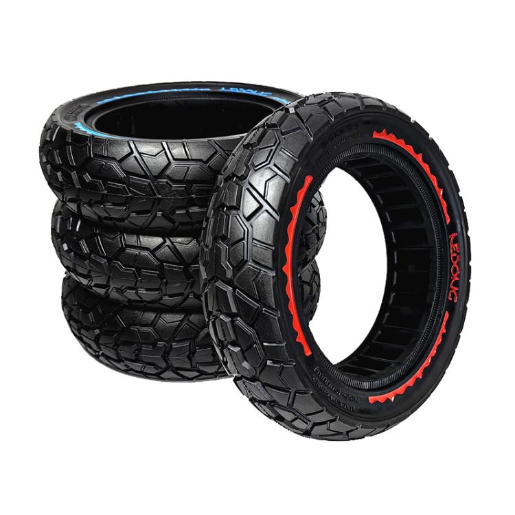 9.5 Inch Electrical Scooter Pneumatic Free Tires 9.5 x 2.50 Off-Road Skeleton Solid Tire, Color: Yellow