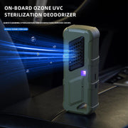 Car Air UVC Deodorizer USB Charging Ozone Purifier(Khaki)