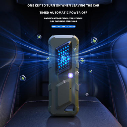 Car Air UVC Deodorizer USB Charging Ozone Purifier(Khaki) - free shipping - PMC Jewellery - Order now!