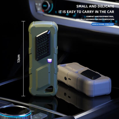 Car Air UVC Deodorizer USB Charging Ozone Purifier(Green) - Air Purifier by PMC Jewellery | Online Shopping South Africa | PMC Jewellery | Buy Now Pay Later Mobicred