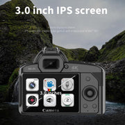 D5 HD WiFi Digital Camera 64MP Dual Camera Night Vision Photography Video DV Standard White