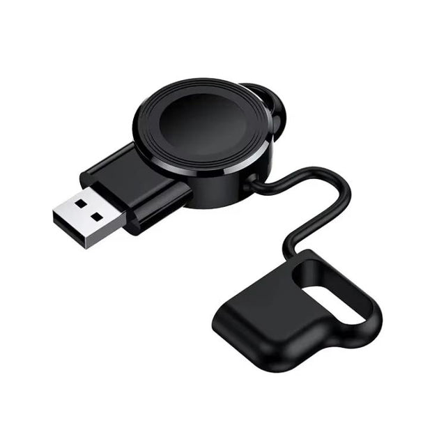 For Apple Watch 1/2/3/4/5/6/7/8/9/10/SE Magnetic Wireless Charger Mini Portable Smart Charger(Black)