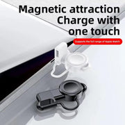 For Apple Watch 1/2/3/4/5/6/7/8/9/10/SE Magnetic Wireless Charger Mini Portable Smart Charger(Black)