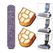 Roller Brush x 1 + Filter x 2 For Shark AW201 / WD201 / WD201 / WD101 / WD100 Sweeping Robot Vacuum Cleaner Accessories