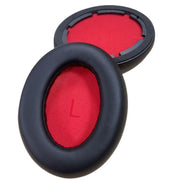 For 1MORE SonoFlow SE / HC905 Headphone 1pair Earpad Ear Cushion(Black Red)