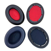 For 1MORE SonoFlow SE / HC905 Headphone 1pair Earpad Ear Cushion(Black Red)