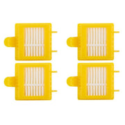 8pcs /Set For IRobot Roomba 700/780 Series Sweeping Robot Accessories 4 HEPA Filter +2 Side Brush +1pair Main Brush(Yellow)