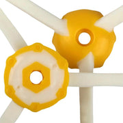 8pcs /Set For IRobot Roomba 700/780 Series Sweeping Robot Accessories 4 HEPA Filter +2 Side Brush +1pair Main Brush(Yellow)