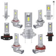 2pcs Mini 1:1 Direct Plug Car LED Headlight Bulb, Specifications: P13W(White Light)
