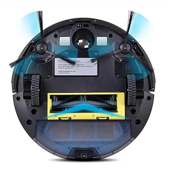 For ILIFE A4S / A40 / ECOVACS CEN550 Sweeping Robot Vacuum Cleaner Accessories Main Brush (Gray)