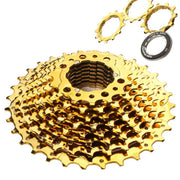 RACEWORK C0991A 11-speed Road Bicycle Cassette Flywheel, Color: Gold 11-32T
